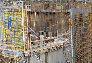 Byggegrube og råhus for Helsingør Kraftvarmeværk