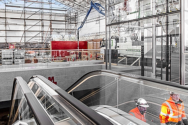 Byggeri af metrotrappe